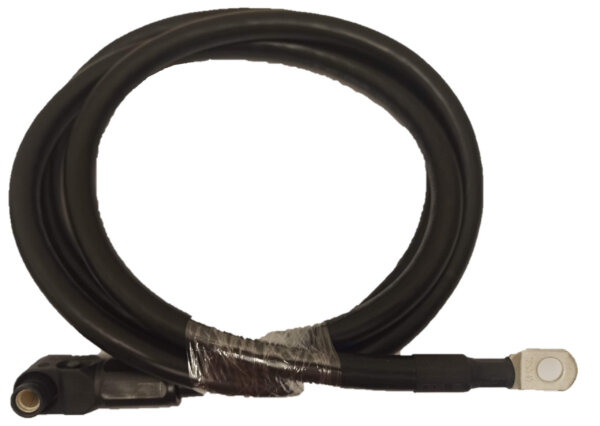 Anschlusskabel 1x 2m schwarz (Minus) für Pytes V5°a mit M10 Kabelschuh
