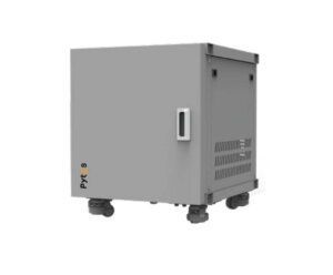 Pytes V5 V-Box-IC rollbarer 19 Zoll Akkuschrank mit Tür passend für 3x V5° Akkus