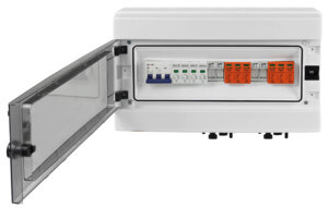 PV Überspannungs- und Überstromschutz 1000V 30A 2-String mit MC4 Steckern und Netz-Überspannungsschutz