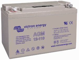 Victron Energy 12V 110Ah AGM Deep Cycle Batt. BAT412101084