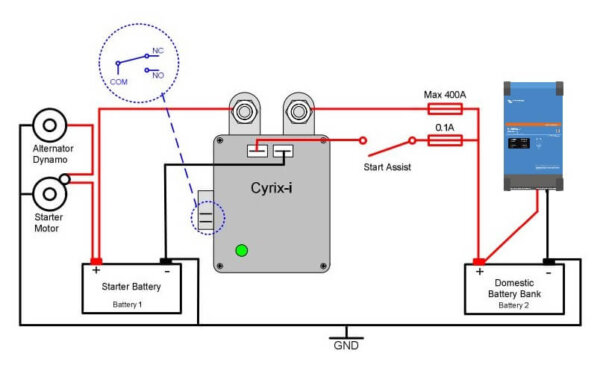 Victron Energy Cyrix-i 12V 24V 400A Intelligent battery combiner CYR010400000 – Bild 2