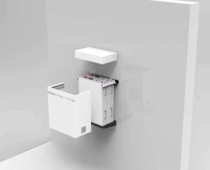 Wandhalterung R-Box für 2x Lithium Akku 51,2V 100Ah 5kWh E-Box 48100R